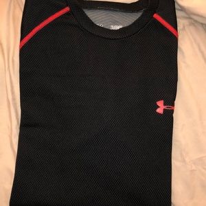 Under Armour Cold Gear Black with Red trim Size XL